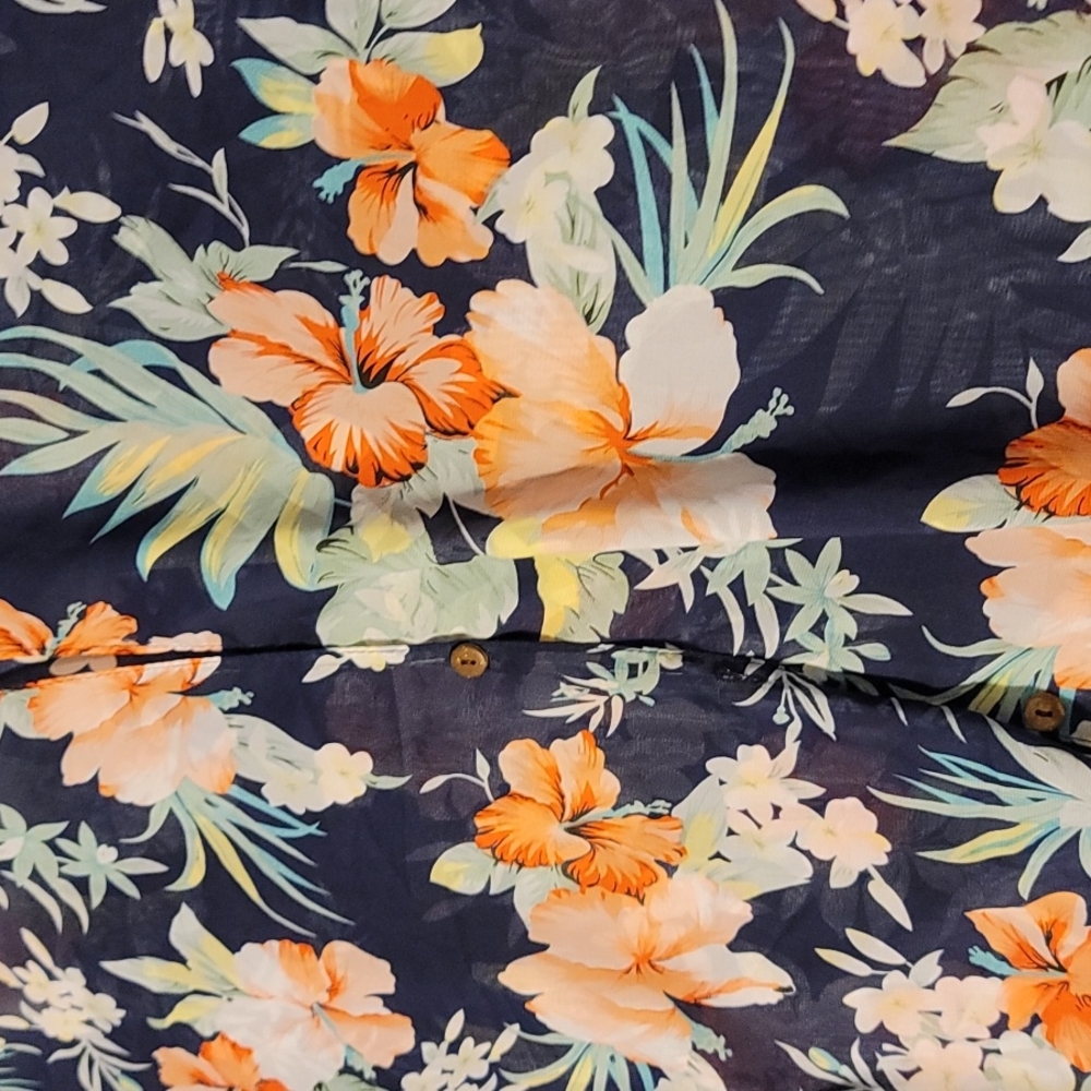 Flower printed cardigan